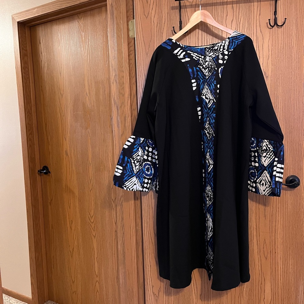 Ashro Size 20W 2-Piece Tendai Flyaway Dress With Jacket Afrocentric